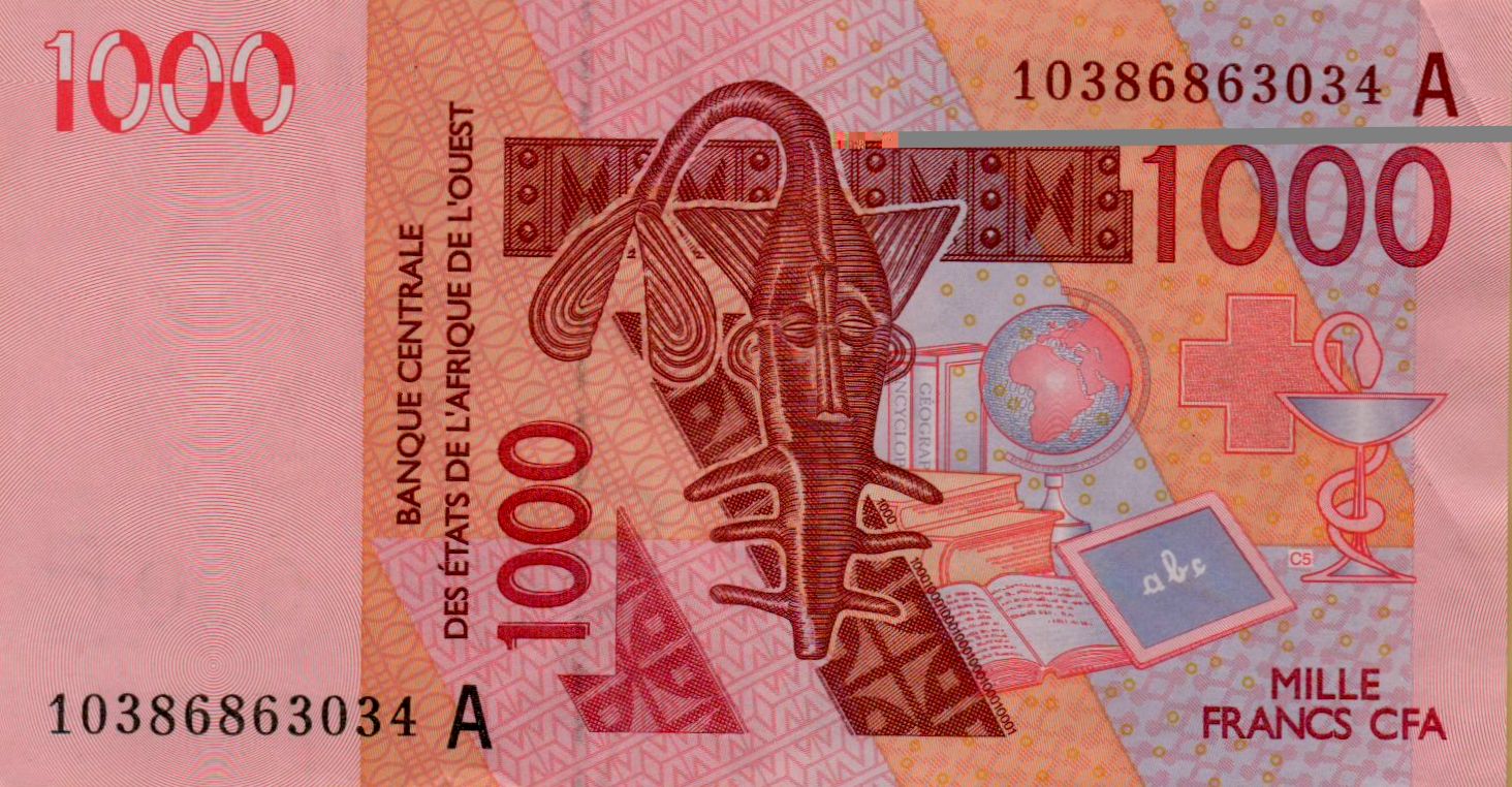 Ivory Coast (W.A.S) 1000 2010 UNC P-115A/i